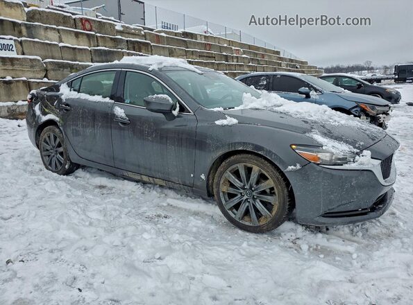 JM1GL1VM6M1603297 2021 MAZDA 6 Gray Front right