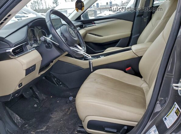 JM1GL1VM6M1603297 2021 MAZDA 6 Gray Front interior view