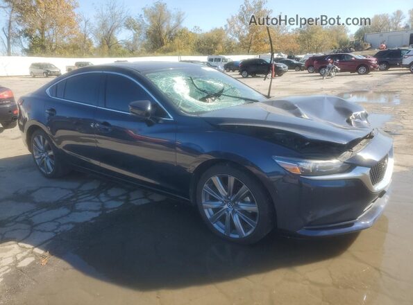 JM1GL1VM7M1605060 2021 MAZDA 6 Blue Przód prawy