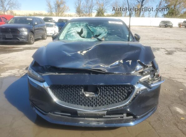 JM1GL1VM7M1605060 2021 MAZDA 6 Blue Widok z przodu