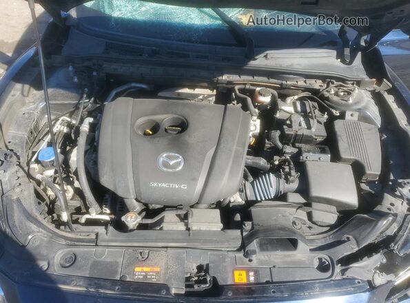 JM1GL1VM7M1605060 2021 MAZDA 6 Blue Widok wnętrza z tyłu