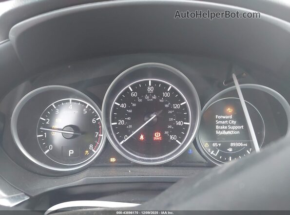 JM1GL1VM9K1505538 2019 MAZDA 6 Black Հետևի նստատեղերի տեսք