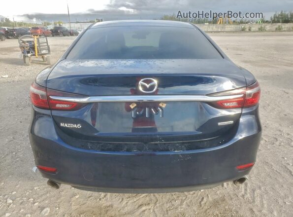 JM1GL1VM9M1607697 2021 MAZDA 6 Blue Вид ззаду