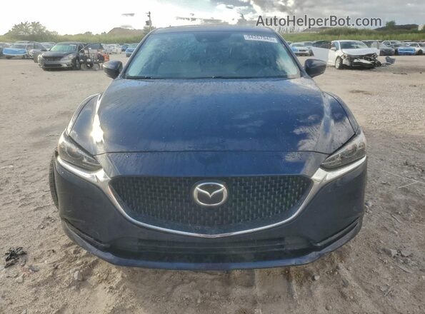 JM1GL1VM9M1607697 2021 MAZDA 6 Blue Вид спереду