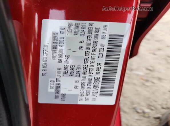 JM1GL1VM9M1618098 2021 MAZDA 6 Red Engine compartment view