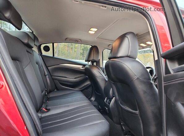JM1GL1VM9M1618098 2021 MAZDA 6 Red Rear seats view