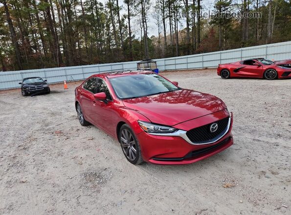 JM1GL1VM9M1618098 2021 MAZDA 6 Red Front right