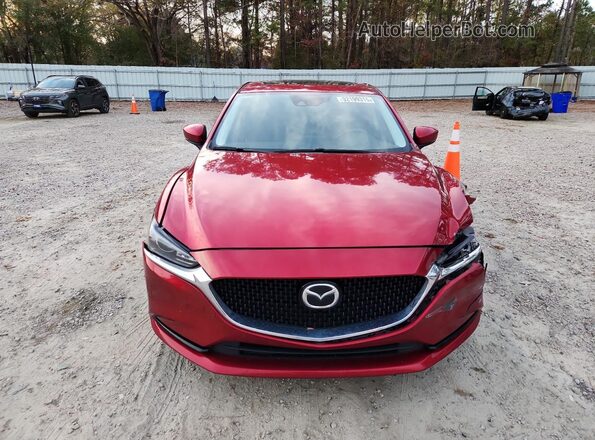 JM1GL1VM9M1618098 2021 MAZDA 6 Red Front view