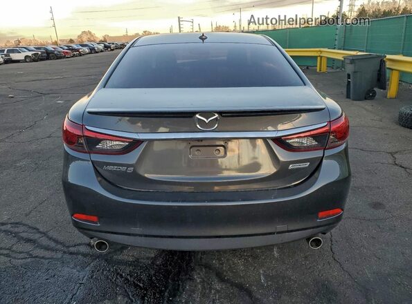JM1GL1W56H1153826 2017 MAZDA 6 Gray უკანა ხედი