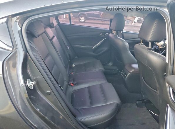 JM1GL1W56H1153826 2017 MAZDA 6 Gray უკანა სავარძლების ხედი