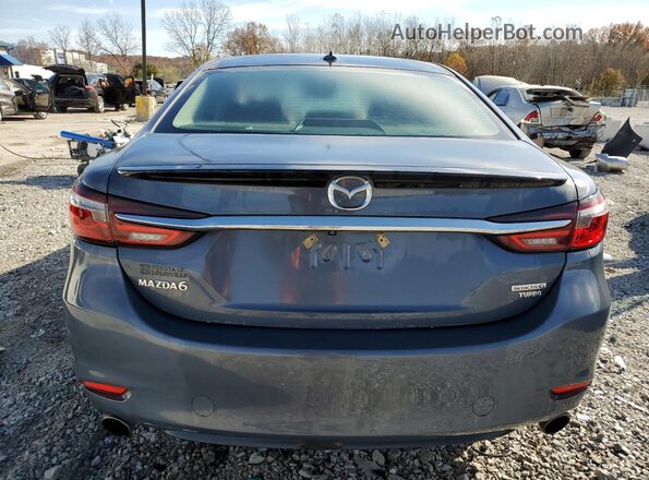 JM1GL1WY0M1605466 2021 MAZDA 6 Gray Widok z tyłu