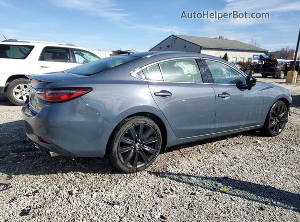 JM1GL1WY0M1605466 2021 MAZDA 6 Gray Tył prawy