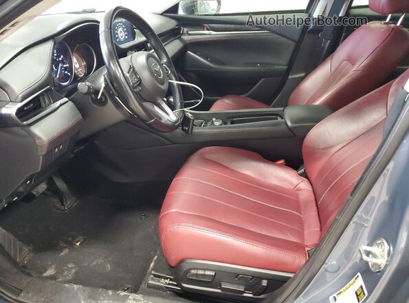 JM1GL1WY0M1618198 2021 MAZDA 6 Угольный Вид салона спереди