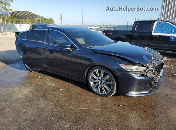 JM1GL1WY2L1520336 2020 MAZDA 6 Blue Передня права чверть