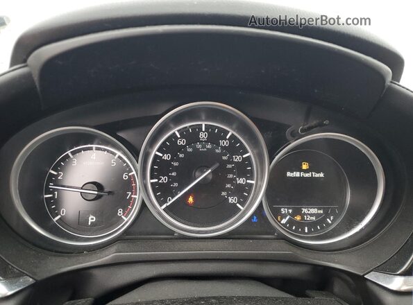 JM1GL1WY3M1601637 2021 MAZDA 6 Blue Vista del cuadro de instrumentos