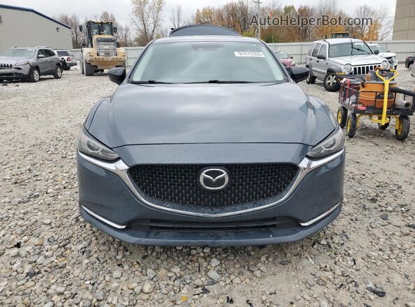 JM1GL1WY3M1601637 2021 MAZDA 6 Blue Vista frontal