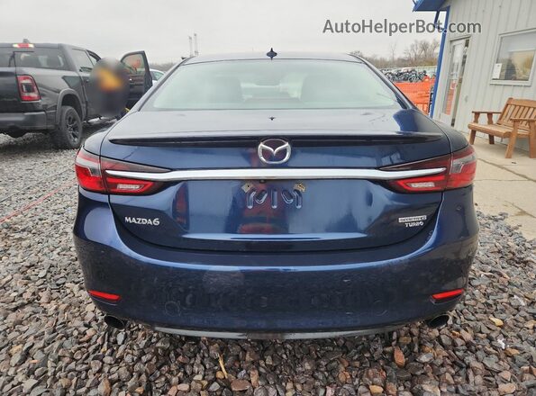 JM1GL1WY5M1604779 2021 MAZDA 6 Blue Vista trasera