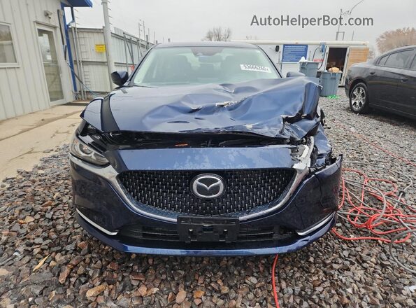JM1GL1WY5M1604779 2021 MAZDA 6 Blue Vista frontal