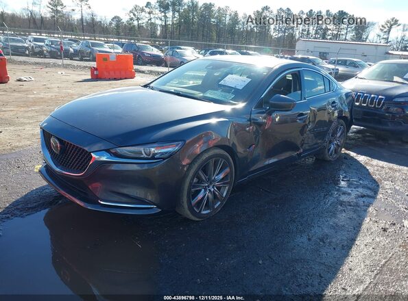 JM1GL1WY9M1617311 2021 MAZDA 6 Серый Передняя левая четверть