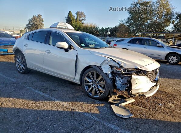 JM1GL1XY3M1604553 2021 MAZDA 6 White Front right