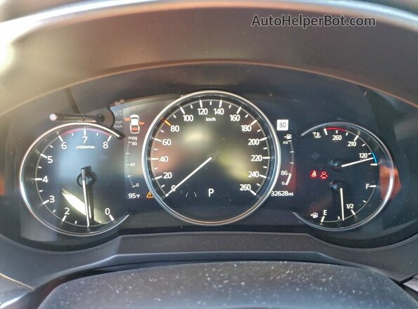 JM1GL1XY3M1604553 2021 MAZDA 6 White Instrument cluster view