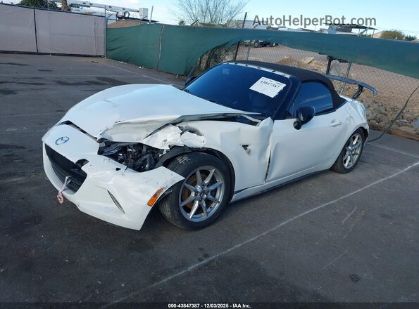 JM1NDAB71G0106963 2016 MAZDA MX-5 MIATA White Rear interior view