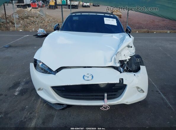 JM1NDAB71G0106963 2016 MAZDA MX-5 MIATA White Front view