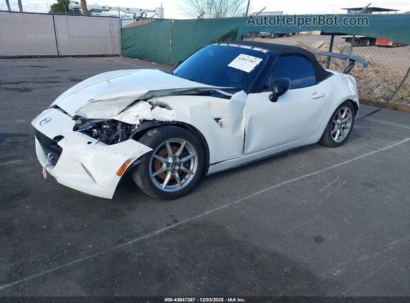 JM1NDAB71G0106963 2016 MAZDA MX-5 MIATA White Front left