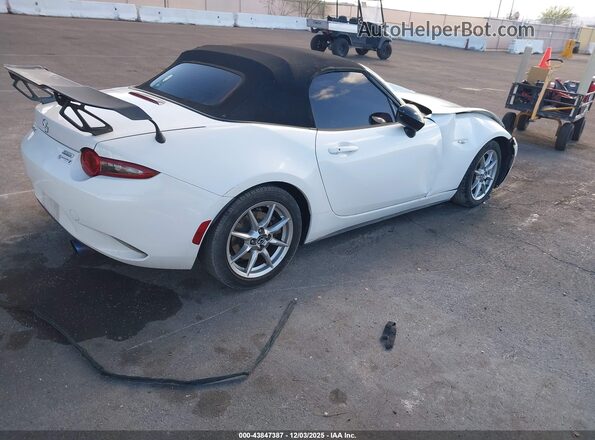 JM1NDAB71G0106963 2016 MAZDA MX-5 MIATA White Rear right