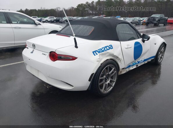 JM1NDAB71K0306511 2019 MAZDA MX-5 MIATA White უკანა მარჯვენა
