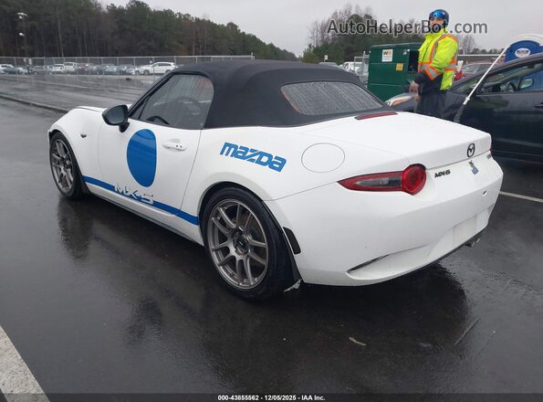 JM1NDAB71K0306511 2019 MAZDA MX-5 MIATA White უკანა მარცხენა