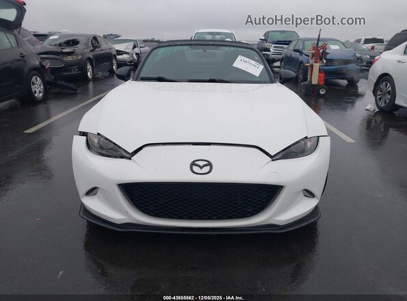 JM1NDAB71K0306511 2019 MAZDA MX-5 MIATA White ხელსაწყოთა პანელის ხედი
