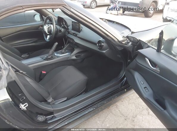JM1NDAB76N0501489 2022 MAZDA MX-5 MIATA Black წინა სალონის ხედი