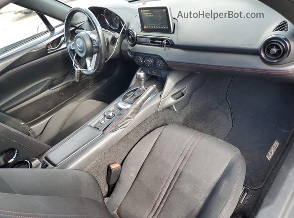 JM1NDAC71H0120796 2017 MAZDA MX-5 Gray Առջևի վահանակի տեսք