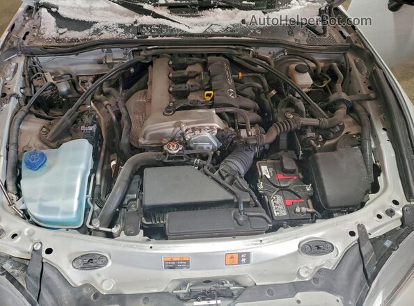 JM1NDAC77G0107615 2016 MAZDA MX-5 White Engine compartment view