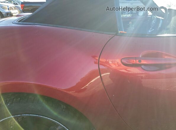JM1NDAC77L0415703 2020 MAZDA MX-5 Red Вид задніх сидінь