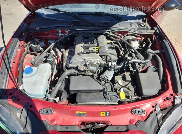 JM1NDAC78M0459517 2021 MAZDA MX-5 Red Вид задньої частини салону