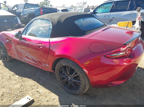 JM1NDAC7XS0659313 2025 MAZDA MX-5 MIATA Red უკანა მარცხენა