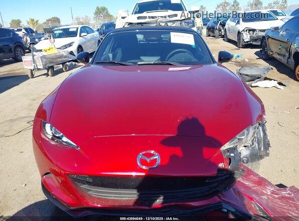 JM1NDAC7XS0659313 2025 MAZDA MX-5 MIATA Red უკანა სალონის ხედი