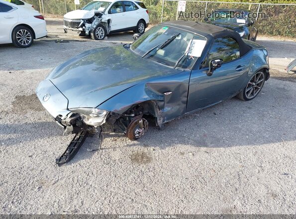 JM1NDAD73G0102328 2016 MAZDA MX-5 MIATA Blue Передня ліва чверть