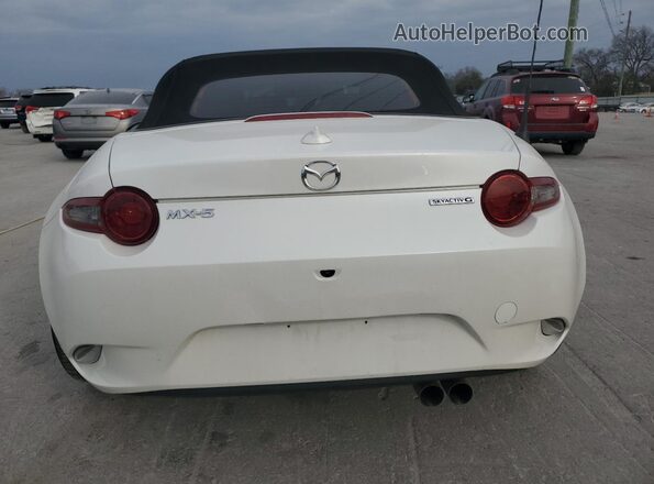 JM1NDAD73L0416829 2020 MAZDA MX-5 White Вид ззаду
