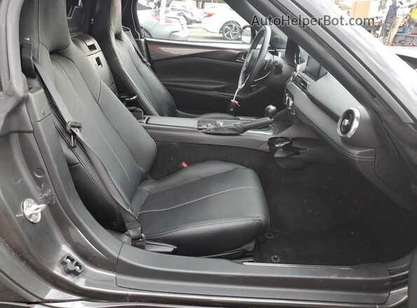 JM1NDAD74P0550979 2023 MAZDA MX-5 Charcoal უკანა სავარძლების ხედი
