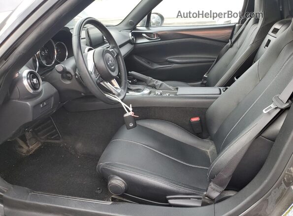 JM1NDAD74P0550979 2023 MAZDA MX-5 Charcoal წინა სალონის ხედი