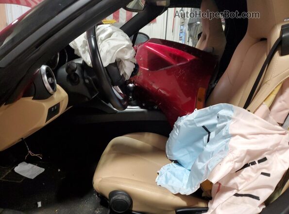 JM1NDAD76K0306825 2019 MAZDA MX-5 Burgundy Front interior view