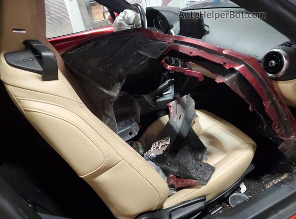 JM1NDAD76K0306825 2019 MAZDA MX-5 Burgundy Dashboard view