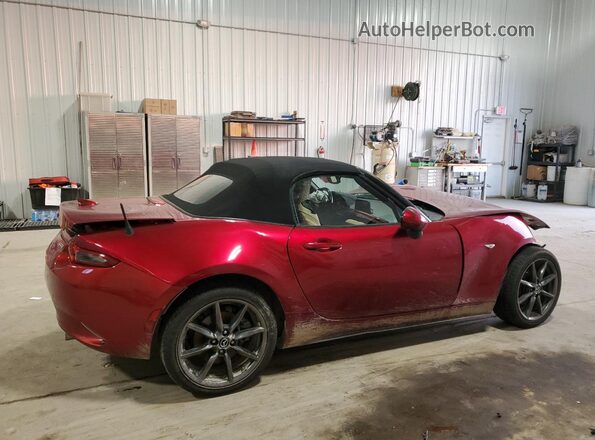 JM1NDAD76K0306825 2019 MAZDA MX-5 Burgundy Rear right