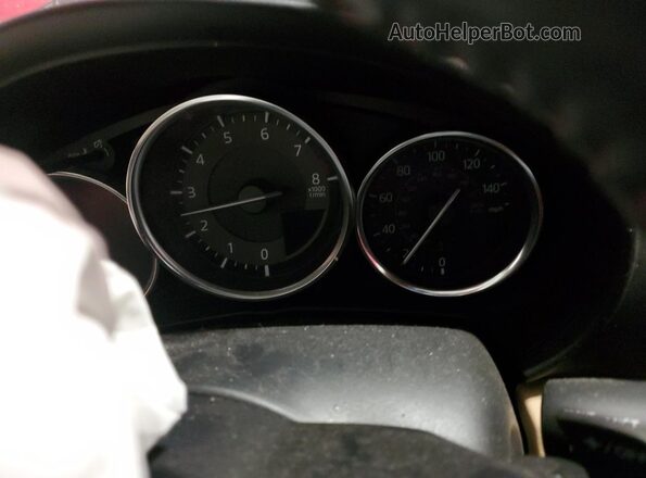 JM1NDAD76K0306825 2019 MAZDA MX-5 Burgundy Instrument cluster view