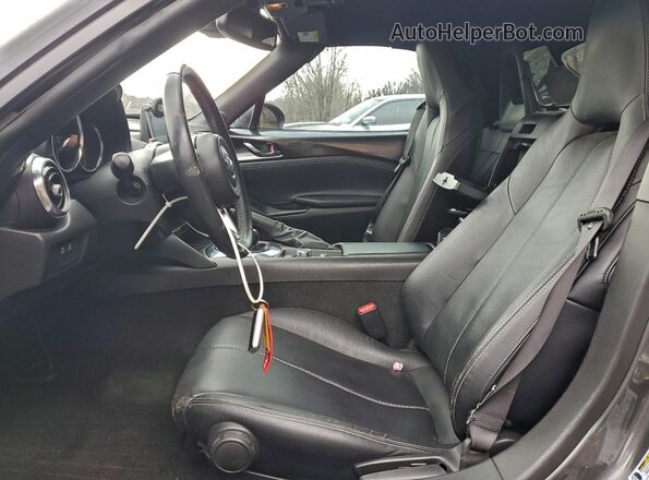 JM1NDAD76M0458896 2021 MAZDA MX-5 Gray წინა სალონის ხედი