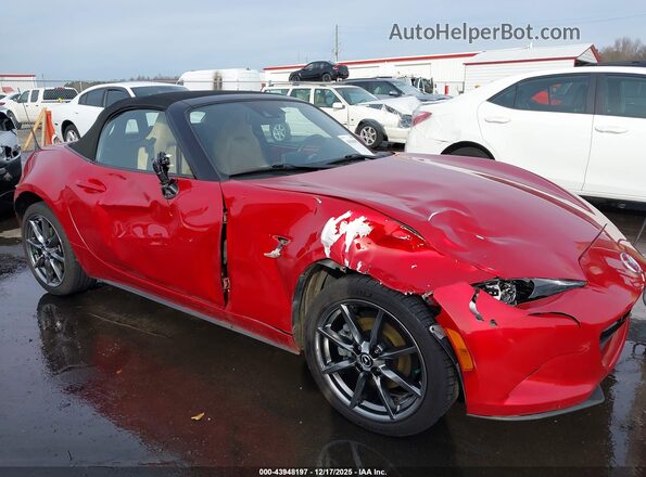 JM1NDAD77G0100856 2016 MAZDA MX-5 MIATA Red Front view