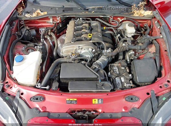 JM1NDAD77G0100856 2016 MAZDA MX-5 MIATA Red Rear view